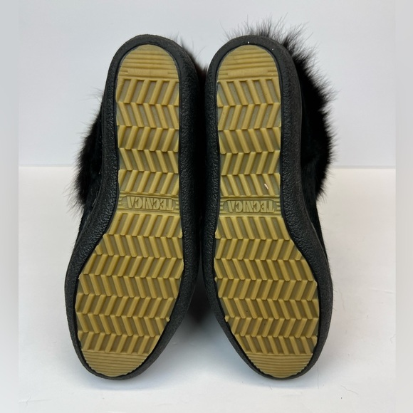 Tecnica Fur Boots Womens US 6.5 Euro 37 Black Eskimo Aztec Ski Made in Italy - Picture 11 of 13